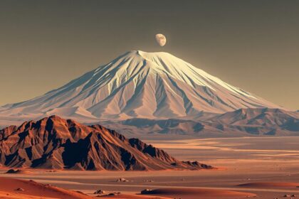 Naprendszer legmagasabb hegyei, például Olympus Mons és Maxwell Montes.