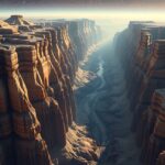 A Naprendszer legmélyebb kanyonja látványos szurdokokkal.