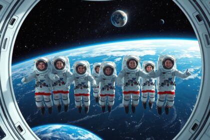 Népszerű női asztronauták az űrben, a Föld előtt