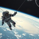 Alekszej Leonov űrsétája az űrben, drámai pillanatban.