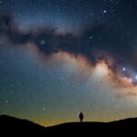 Csillagok és galaxisok a Pillangó-halmaz környékén, űr felfedezés