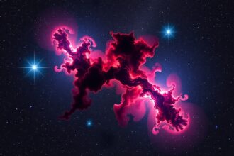 M8 Lagúna-köd a Nyilas csillagképében, szabad szemmel látható