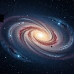 M33 Triangulum galaxis látképe csillagokkal