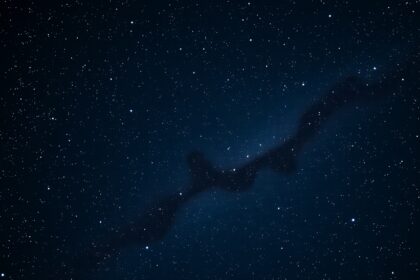 M45 Plejádok éjszakai égbolt csillagképe