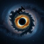 M64 galaxis monokli porfelhővel az Univerzumban