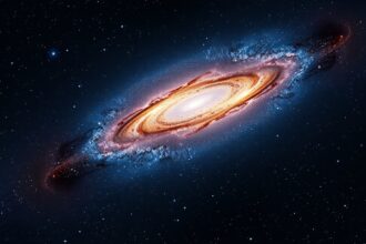 Az M81 és M82 galaxisok a Nagy Medvében, csillagászati látványosság.