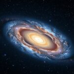 M104 Sombrero-galaxis éjszakai égbolt