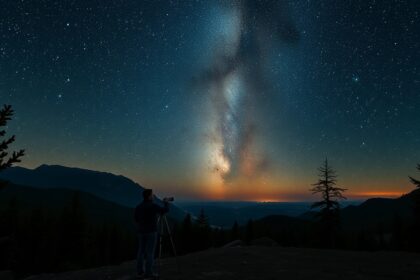 Csillagászati észlelés a Bükki Csillagoségbolt-parkban