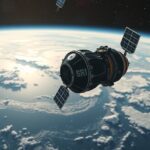 Masat-1, az első magyar műhold, az űrben.