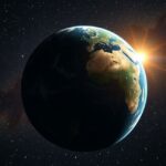 Föld a Naprendszerben, a Hold nélküli forgás szemléltetésével.