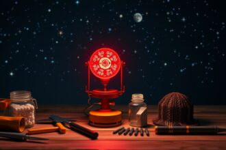 Házilag készített vörös észlelőlámpa eszközök között