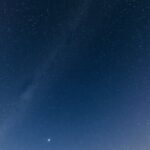 Csillagos égbolt asztrofotózás során