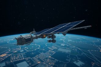 Nemzetközi Űrállomás a Föld felett