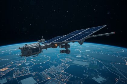 Nemzetközi Űrállomás a Föld felett