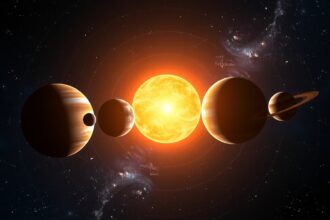 A Naprendszer nyolc bolygója a Nappal együtt.