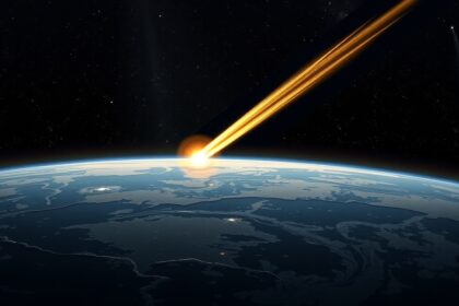 Halley-üstökös és a Föld, űrbeli nézőpontból