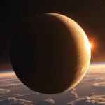 A Kepler-186f exobolygó látképe a lakható zónában.