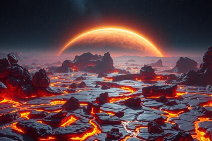 Izzó lávatengerek és kőzetek a Kepler-10b exobolygón