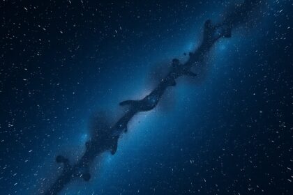 A Szíriusz és csillagok az éjszakai égbolton