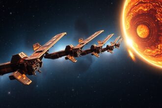 Űrhajók a Wolf-Rayet csillagok körül a galaxisban