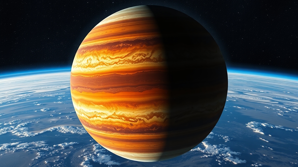 Bohózat a Jupiter bolygóról a Naprendszerben