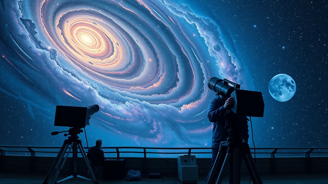 Asztrofizikai megfigyelés a kozmikus gravitációs hullámok tanulmányozására.