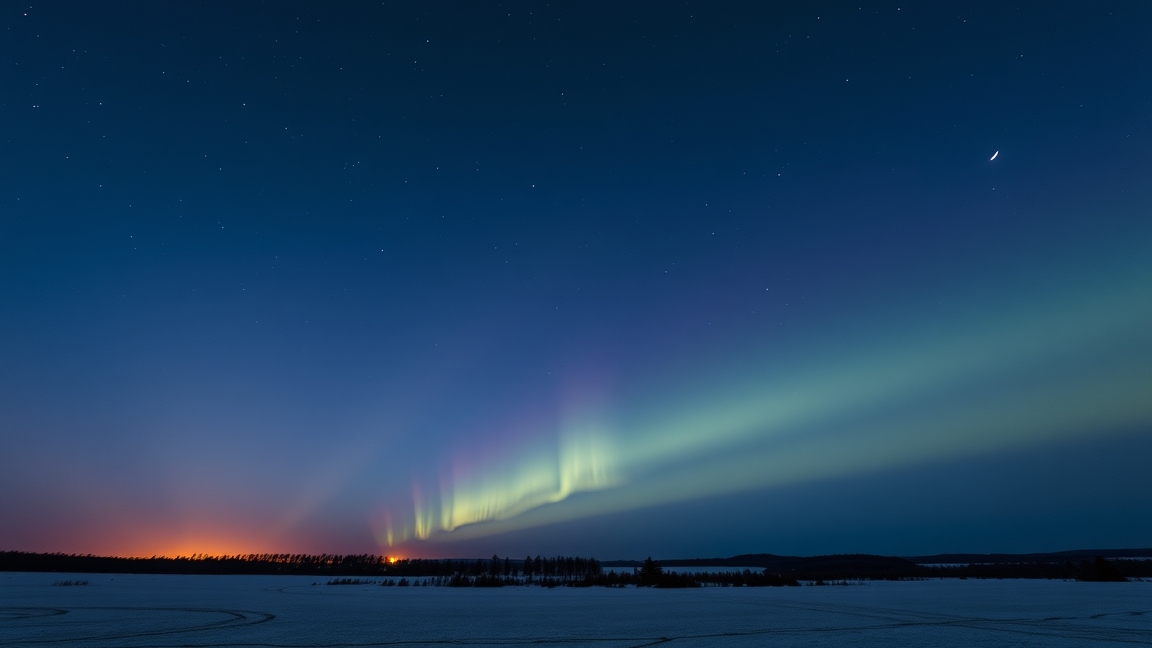 Zodiákus fény és hamis hajnal a téli égen