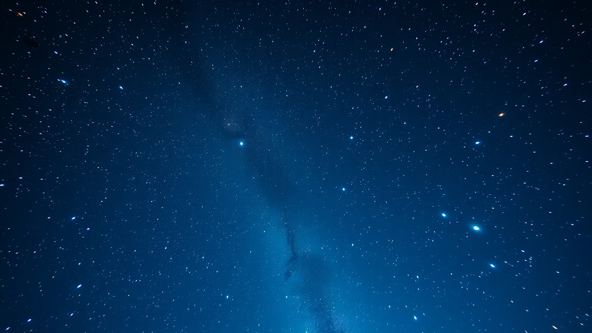 Téli csillagképek az égbolton: Orion, Bika, Ikrek.