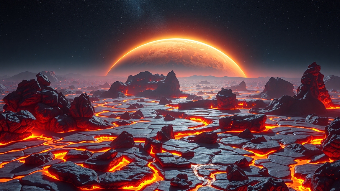 Izzó lávatengerek és kőzetek a Kepler-10b exobolygón