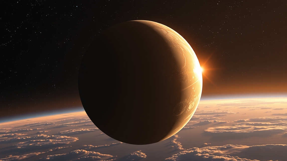 A Kepler-186f exobolygó látképe a lakható zónában.