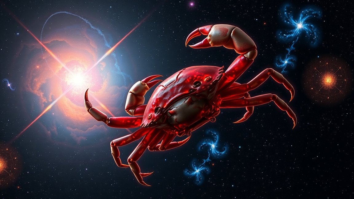 M1 (Rák-köd) és a felrobbanó csillag látványos képe