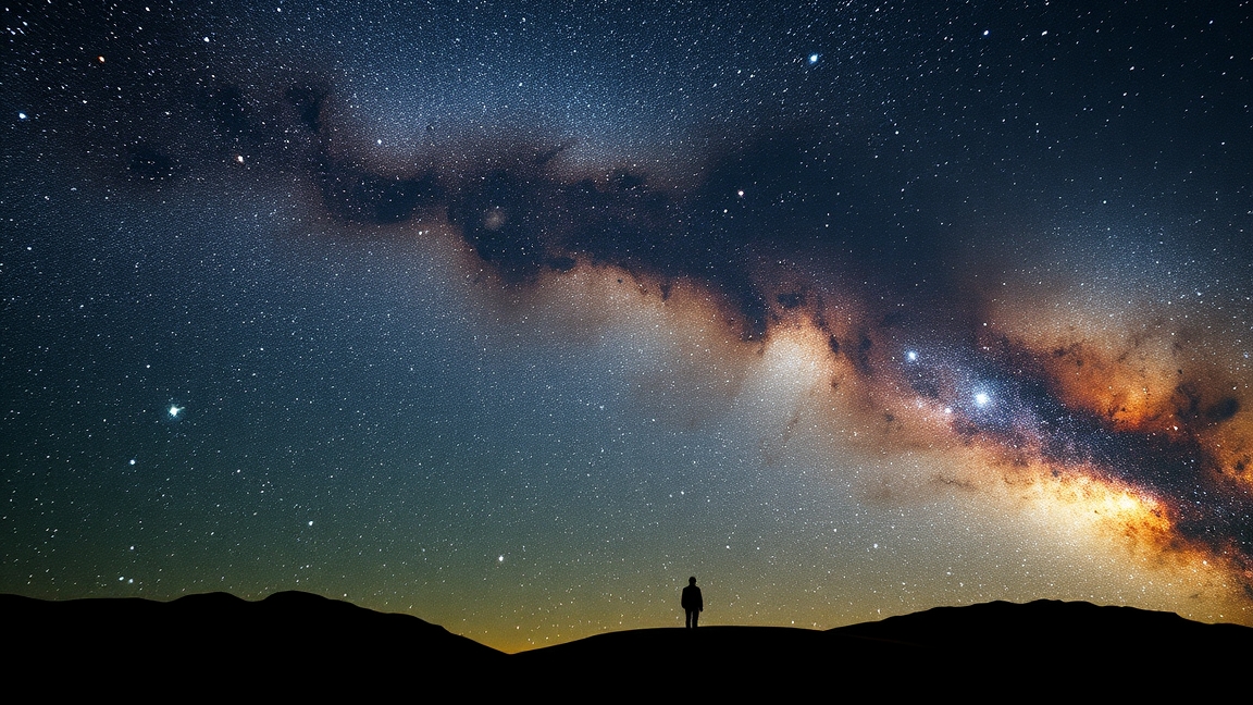 Csillagok és galaxisok a Pillangó-halmaz környékén, űr felfedezés