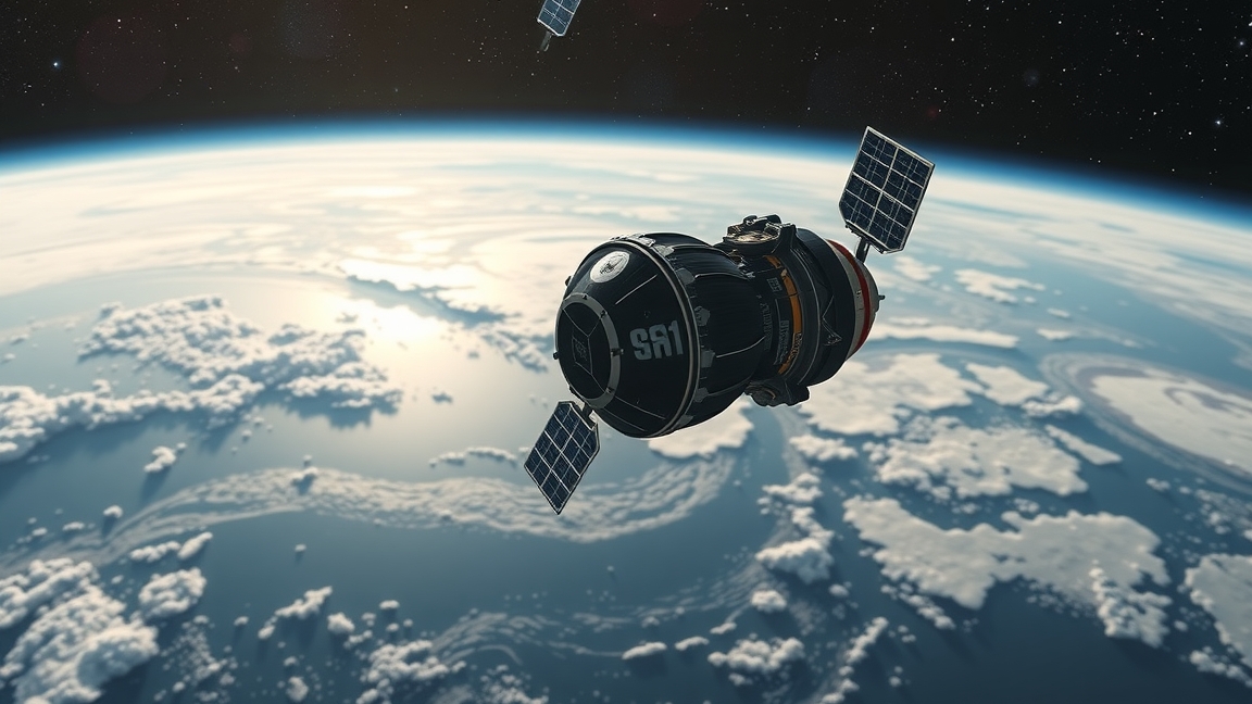 Masat-1, az első magyar műhold, az űrben.