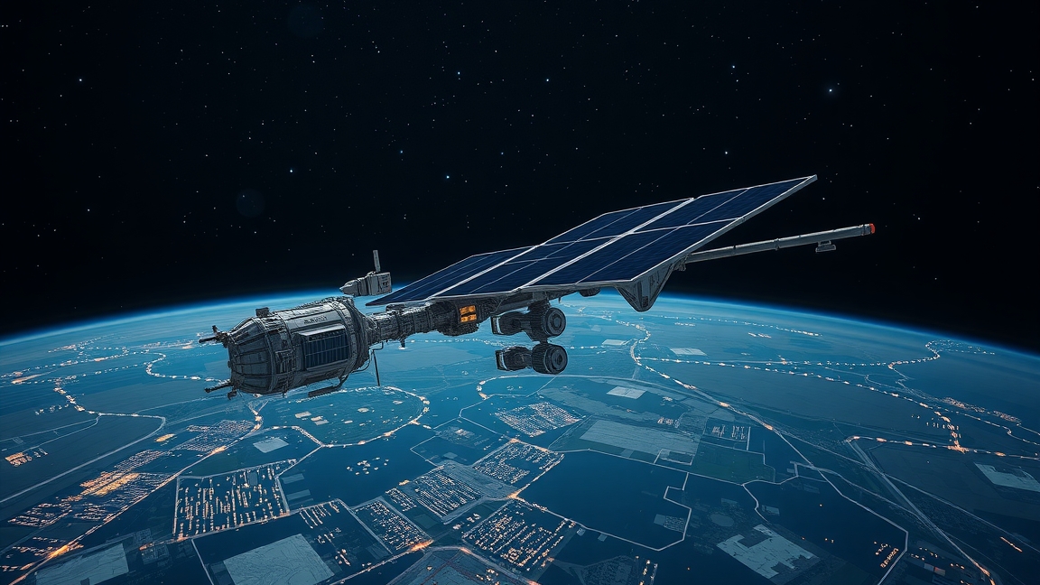 Nemzetközi Űrállomás a Föld felett