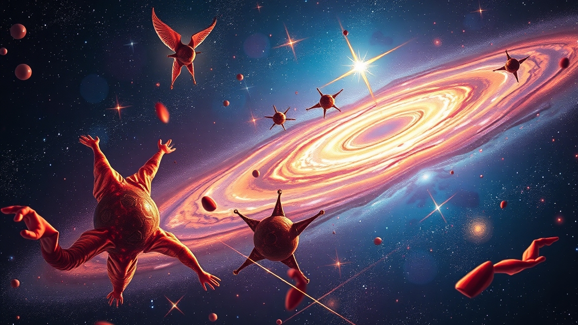 A galaxisok vonzását bemutató kép a Nagy Vonzóról.