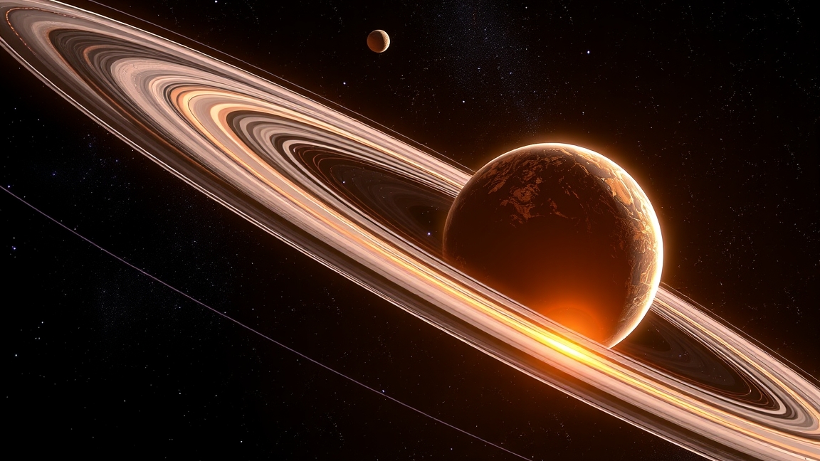 Proxima Centauri és bolygói csillagászati ábrázolása