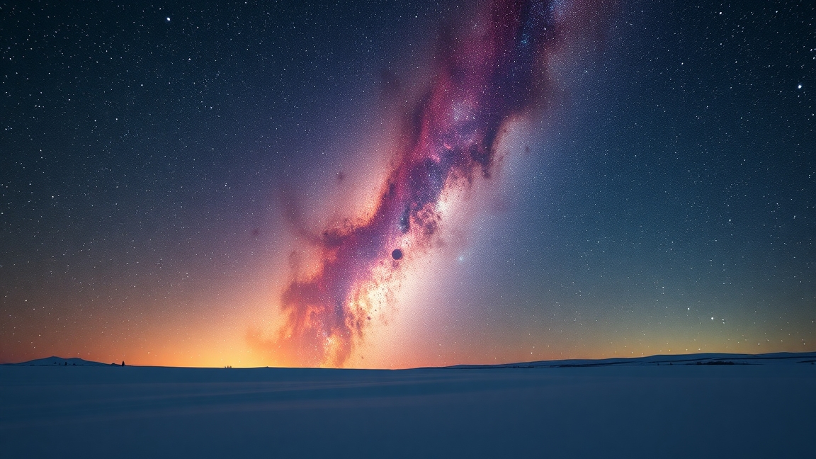 Téli éjszakai égbolt és mélyég-objektumok rajzolata