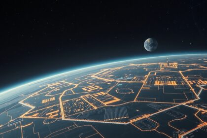 Űrbeli városok technoszignatúrái és bolygók fényei
