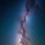 Tejút éjszakai fotózás csillagokkal és galaxisokkal