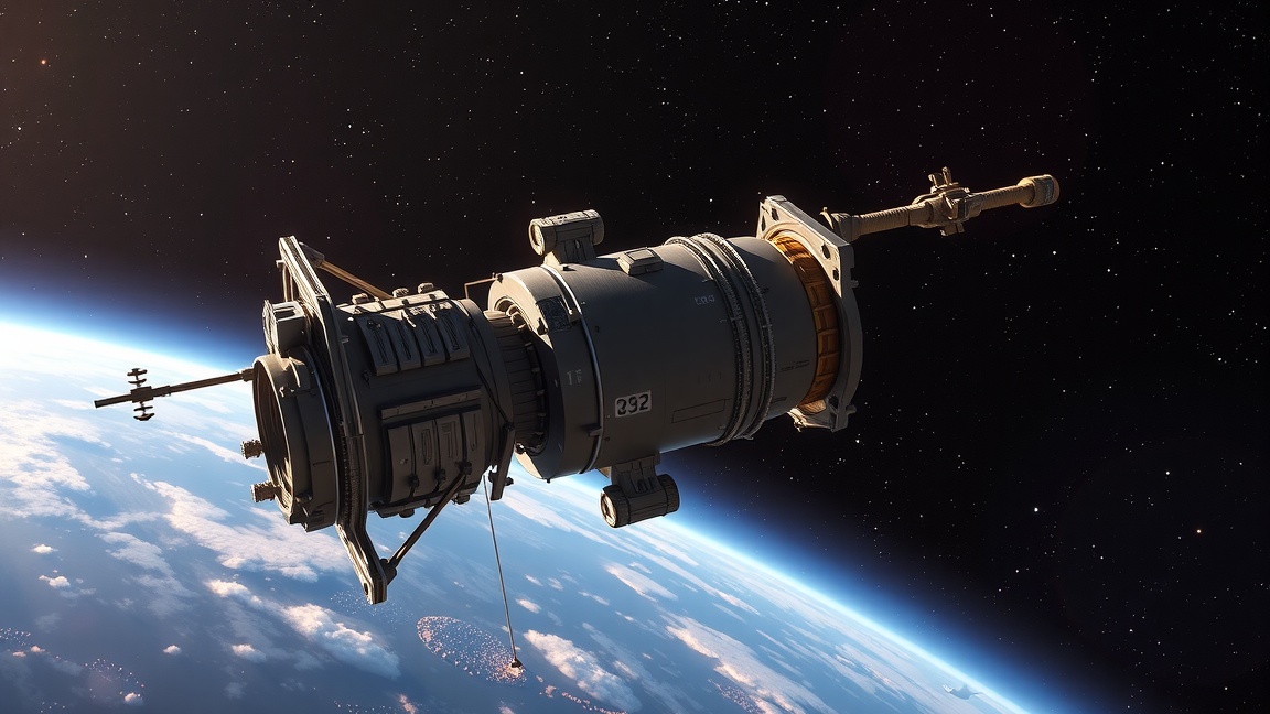 Deep Space 1 űrszonda az űrben