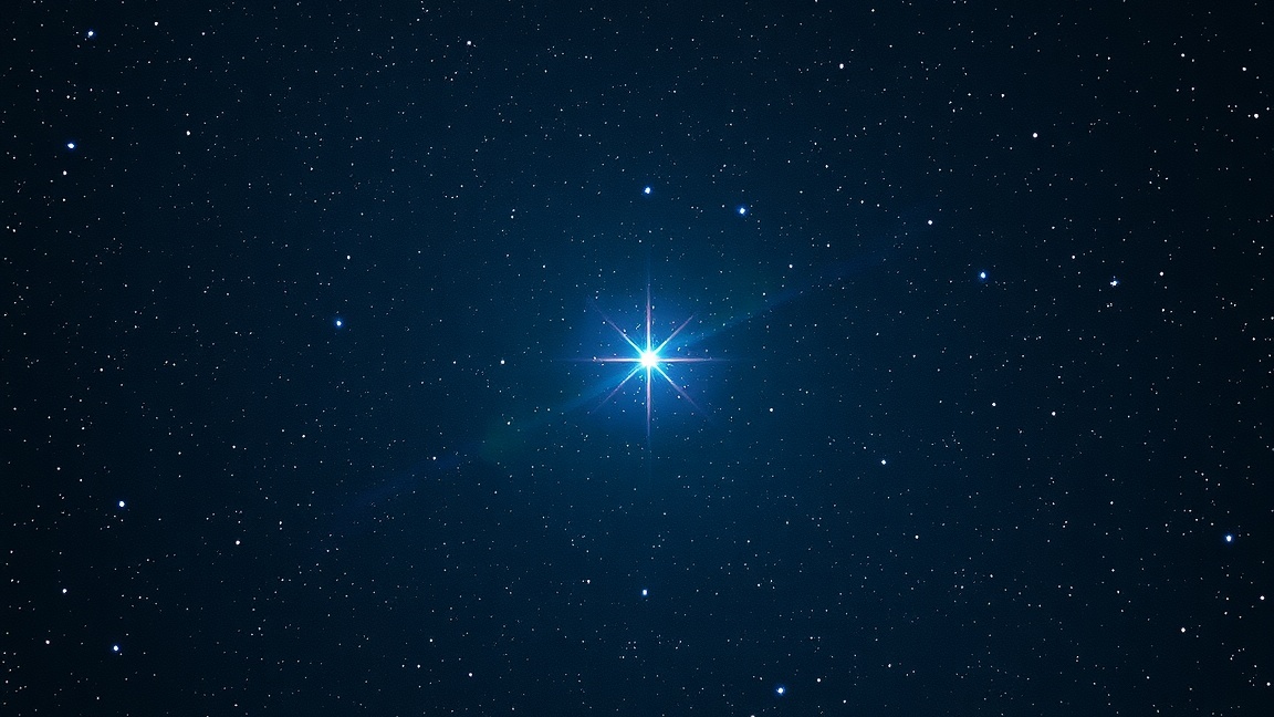 Aludra, a Canis Major csillagkép ragyogó kékes-fehér csillaga