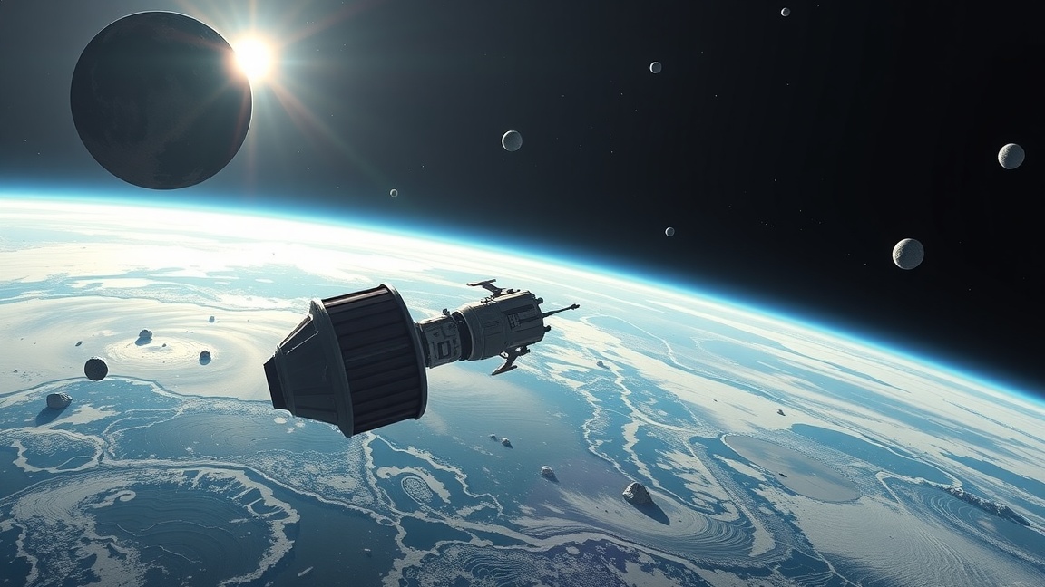 Dawn űrszonda a Vesta és Ceres törpebolygók közelében