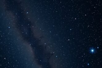 Beta Cassiopeiae és csillagok a Cassiopeia csillagképben