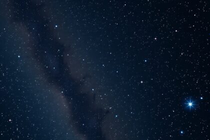 Beta Cassiopeiae és csillagok a Cassiopeia csillagképben