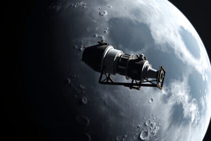 A NASA CAPSTONE űrhajó a Hold körüli pályán