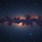 Csillagok képe a galaxisban, az idő és változás szimbóluma.