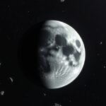 Ceres törpebolygó az aszteroidaövben, űrbeli látvány.