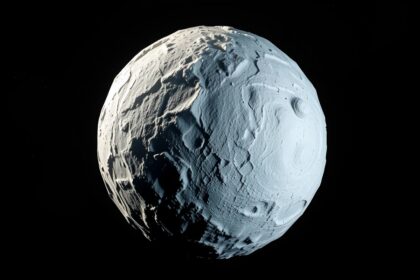 Ceresz, a kisbolygóöv legnagyobb törpebolygója, részletes 3D modell