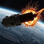 Deep Impact űrszonda ütközés közben a Föld körül