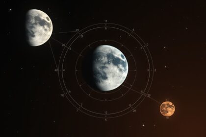 A drakonikus hónap és a Hold mozgása az ekliptikán